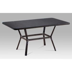 Záhradný stôl AZT-112 BK hnedá / čierna
