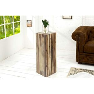 Konferenčný stolík z naplaveného dreva Columna 25 x 25 cm »