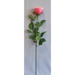 Umelá ruža ružová, 69 cm