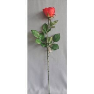 Umelá ruža červená, 69 cm