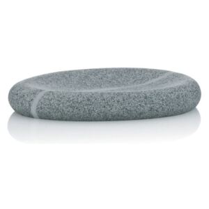 Miska na mydlo Talus poly dekor kameň šedá KELA KL-20255