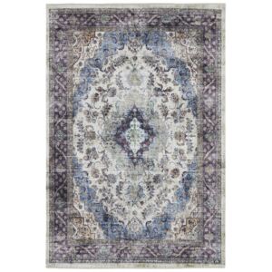 Nouristan - Hanse Home koberce Kusový koberec Farah 104470 Blue/Cream - 120x170 cm