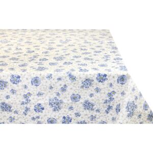 Bavlnený obrus 301 modré kvety Made in Italy