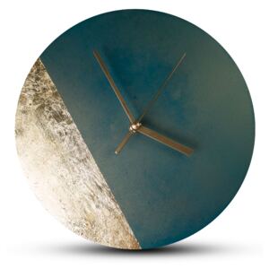 TIMMER wood decor Antique Turquoise - Dekoračné hodiny