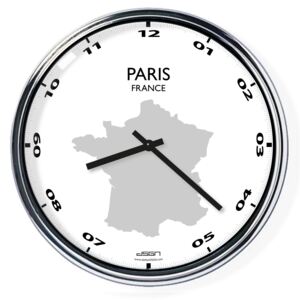 Kancelárske nástenné hodiny: Paríž, Výber farieb Tmavé