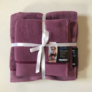 Darčeková súprava uterákov mikrobavlna fialová