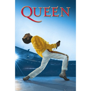 Plagát, Obraz - Queen - Live At Wembley, (61 x 91,5 cm)