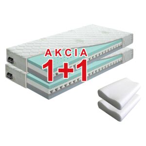Penový matrac Benab Omega Flex Duo 200x80 cm (T3/T4) *AKCIA 1+1. Akcia (1+1): populárny a pohodlný obojstranný matrac so snímateľným poťahom, z naturálnej BIO peny so 7-zónovým odvetrávacím systémom vyrobený na Slovensku