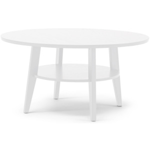 Konferenčný stolík Holly, Ø 1000x500 mm, biely