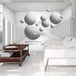Bimago Fototapeta - Balls in White 400x280 cm