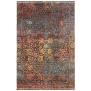 NOURISTAN Kusový koberec Babur 103939 Blue/Brown/Red 80x150