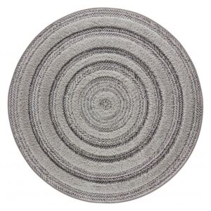 Mint Rugs Kusový koberec Handira 103912 Anthracite/Grey 160x160 kruh