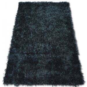 Luxusný kusový koberec Shaggy Lilou čierny, Velikosti 80x150cm