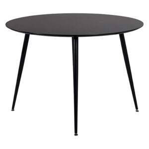 Silar jedálenský stôl čierna ø 100