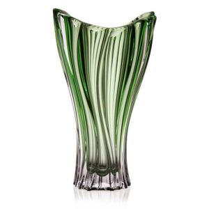 Bohemia Crystal - Bohemia Crystal Váza Plantica 320 mm - zelená