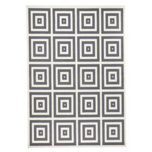 Sivo-biely koberec Zala Living Mono, 70 × 140 cm