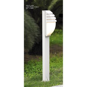 5161-1/100 ALU ITALUX Decora moderný záhradný stĺpik 1X60W E27 IP44