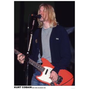 Plagát, Obraz - Kurt Cobain / Nirvana - New York Coliseum 1993, (59,4 x 84 cm)