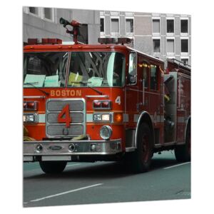 Obraz hasičského auta (30x30 cm)