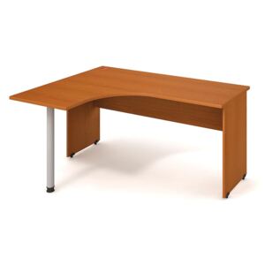 Stôl ergo pravý, 1600 x 1200 x 755 mm, buk