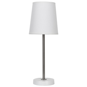 Biela stolová lampa Vox Base