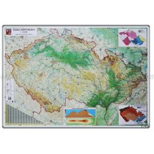 Mapa ČR magnetická popisovacia 138 x 94 cm
