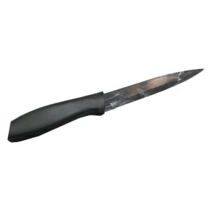 Kuchynský nôž 22,5 cm čierny mramor