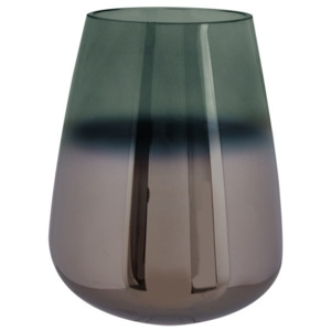 Zelená sklenená váza PT LIVING Oiled, výška 18 cm