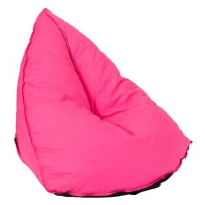 Ružový sedací vak Triangle - 94 * 100 * 81 cm