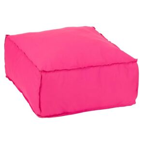 Ružový sedák / puf Hassock - 60 * 60 * 29 cm