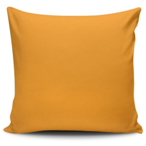 Oranžová obliečka na vankúš Riva, 45 x 45 cm