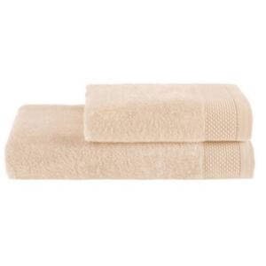 Soft Cotton Darčeková sada uterák a osuška BAMBOO. Bambusové uteráky a osušky BAMBOO majú prirodzené antibakteriálne vlastnosti, odolávajú baktériám a plesniam a sú ideálne pre každodenné použitie aj do sauny. Svetlo žltá