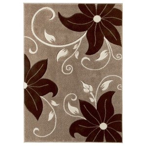 Béžovo-hnedý koberec Think Rugs Verona, 60 × 225 cm