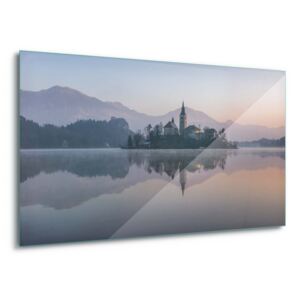 Sklenený obraz - Evening Reflections 4 x 30x80 cm