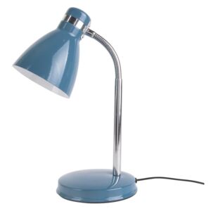 LEITMOTIV Stolná lampa Study Metal – modrá
