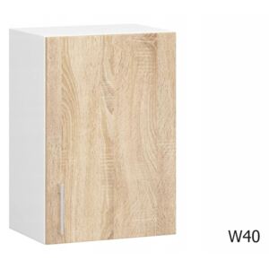 Kuchyňská skříňka horní LIMA W40, 40x58x30,5, sonoma/bílá