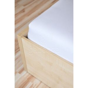 AMIDO-EXQUISIT Biela plachta Jersey Superstretch, Rozmer 200/220 x 200 cm