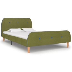 Rám postele zelený 120x200 cm látkový