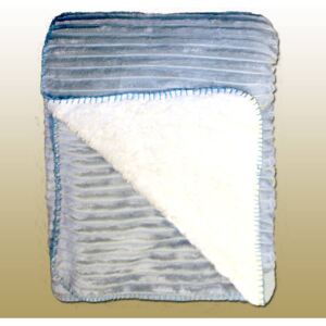 Modrá deka s barančekom Rozmer: 200 x 230 cm