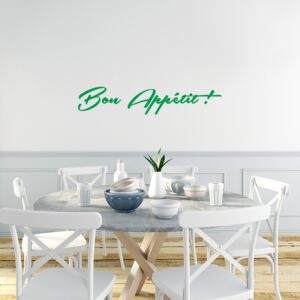 Nálepka na stenu GLIX - Bon Appétit Svetlo zelená 50 x 10 cm