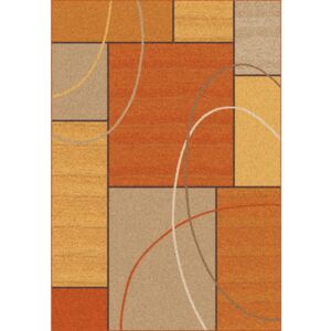 Oranžový koberec Universal Delta, 160 × 230 cm