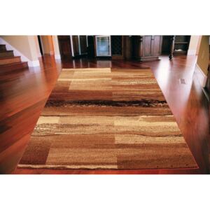 Kusový koberec Podzemie hnedý, Velikosti 60x120cm