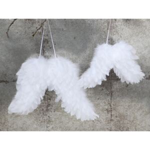 Anjelské krídla white - väčšie 26cm