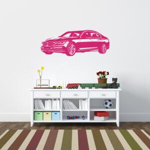 GLIX BMW G11- nálepka na stenu Růžová 120 x 45 cm