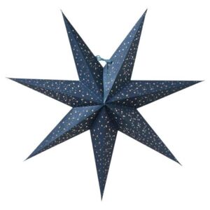 Závesná svietiaca hviezda Helsinki Blue 60 cm
