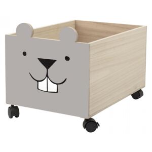 Detský úložný box na kolieskach Little Beaver