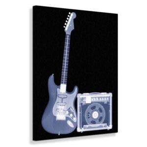 Obraz na plátne Gitara s prehrávačom 90x120cm WDC96189