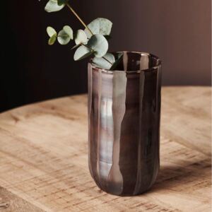 Sklenená váza Bai Brown 15 cm (kód TYZDEN20 na -20 %)