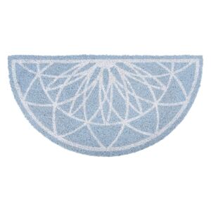 Modrá polkruhová rohožka z kokosového vlákna PT LIVING Fairytale coir