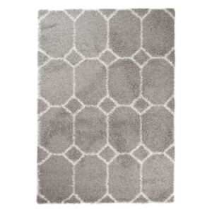 Kusový koberec Shaggy Mateas šedý 2, Velikosti 80x150cm